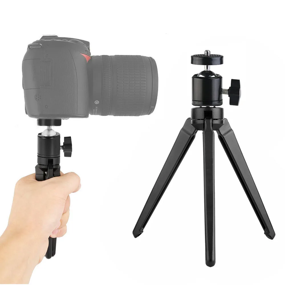 Aluminium Alloy Tripod Grip With Adapter Plastic Tripod Stand For