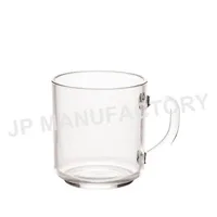 

11oz Cheap promotional unbreakable coffee cup clear plastic beer mug
