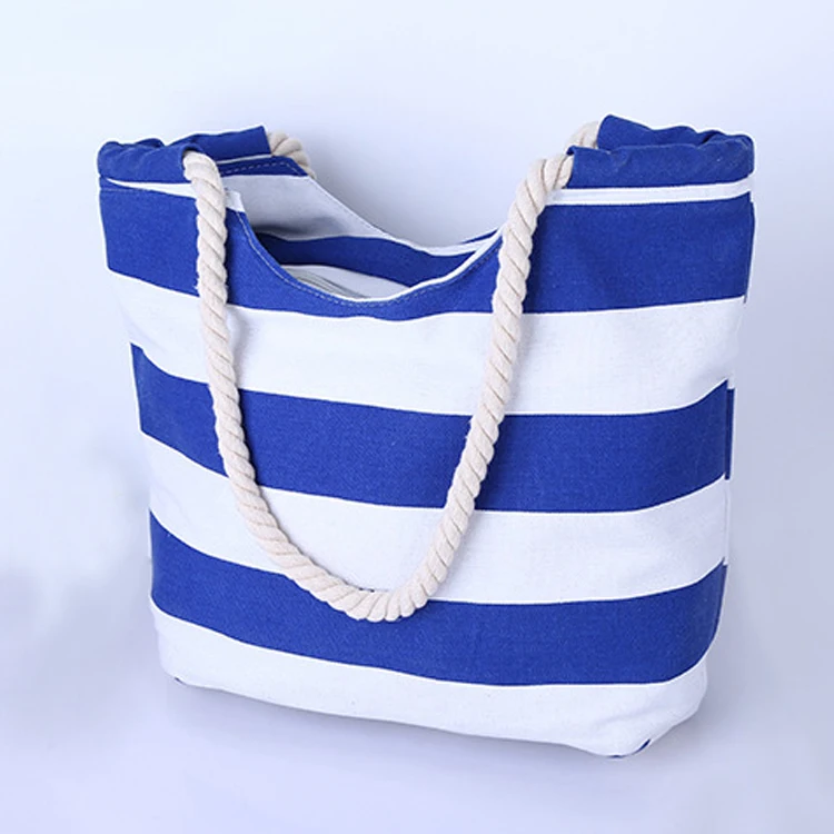 stripe canvas bag-2-1