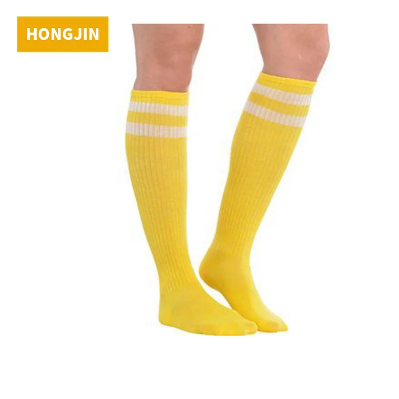 Hj-i-0189 Yellow Athletic Socks Yellow 