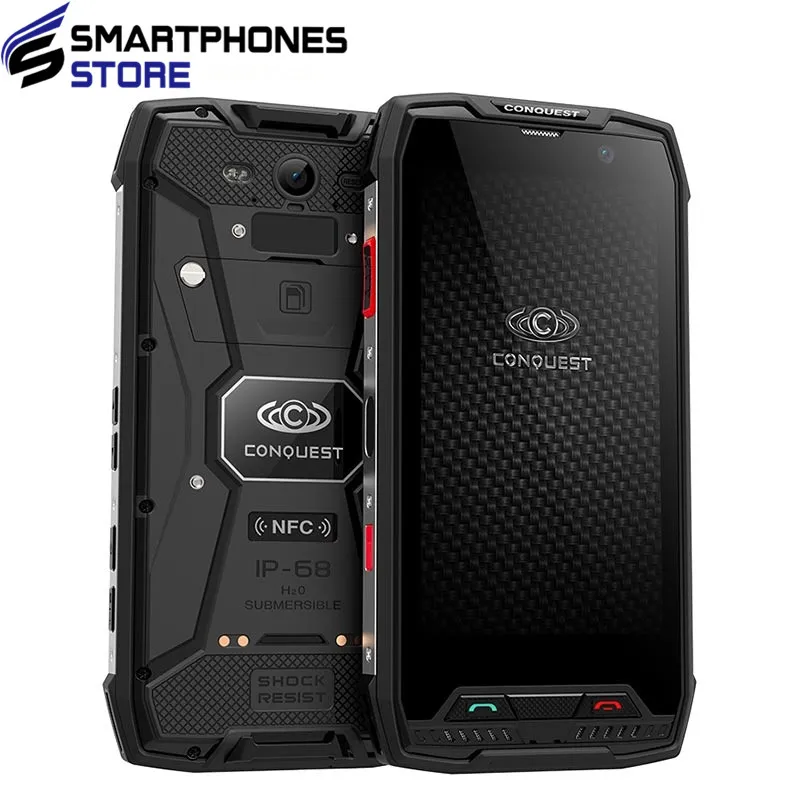 

Conquest S11 IP68 Waterproof Shockproof 4G Smartphone 6GB RAM 64GB ROM 7000mAh PTT NFC Fringerprint OTG Rugged Mobile Phone, N/a
