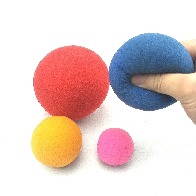 Mix Colors Sponge PU Magic Foam Balls - Stress Relief