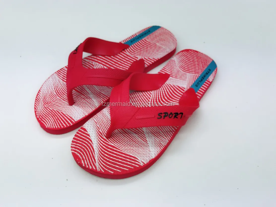 2024 Hot Selling Africa Market Custom and Wholesale Slipper for Man , Summer Flip Flops Slipper Casual Pvc Upper Flip Flops
