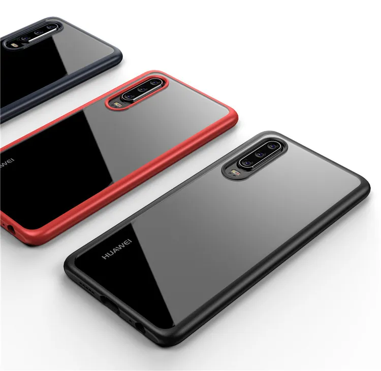 

Shockproof Acrylic Tpu Pc Clear Phone Back Cover For Huawei p30 Case, Multi-color, can be customized