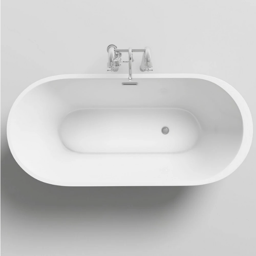 Ergonomic Design Acrylic Soaking Freestanding Oval Bathtub Buy Bathtub