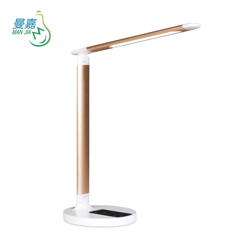 
US Modern portable led table lamp light mainstays led desk lamp with qi wireless charging and usb port 