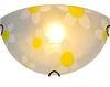 modern glass and metal materials half moon wall light,wholesale price moon shape wall lights (W1071A-1)