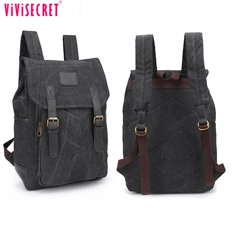 vintage style laptop backpack