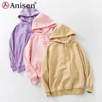 

Custom logo fashion embroidery streetwear colorful plain hoodie manufacturer pullover women hoodies