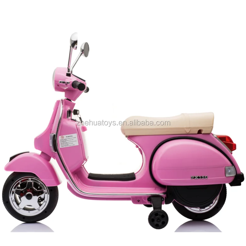 pink electric ride on scooter