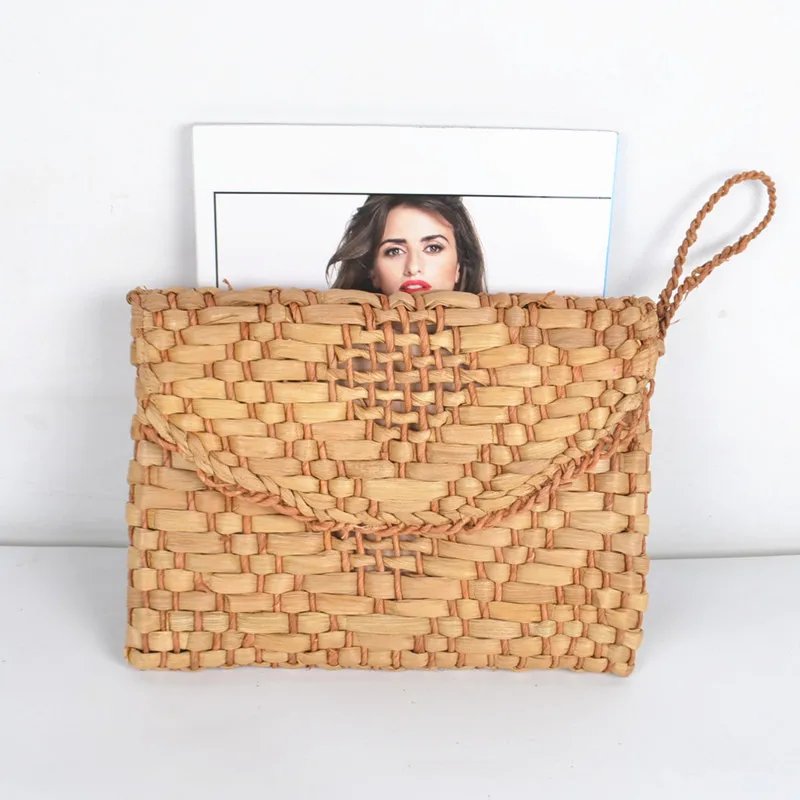 

Summer Natural Real Straw Handbags for Woman