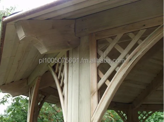 
Wooden Pavilion Gazebo Wagner. Timber Canopy 