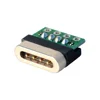 Power charging and data transmission plug in magnetic connector 4 pogo pin board to board connector terminal