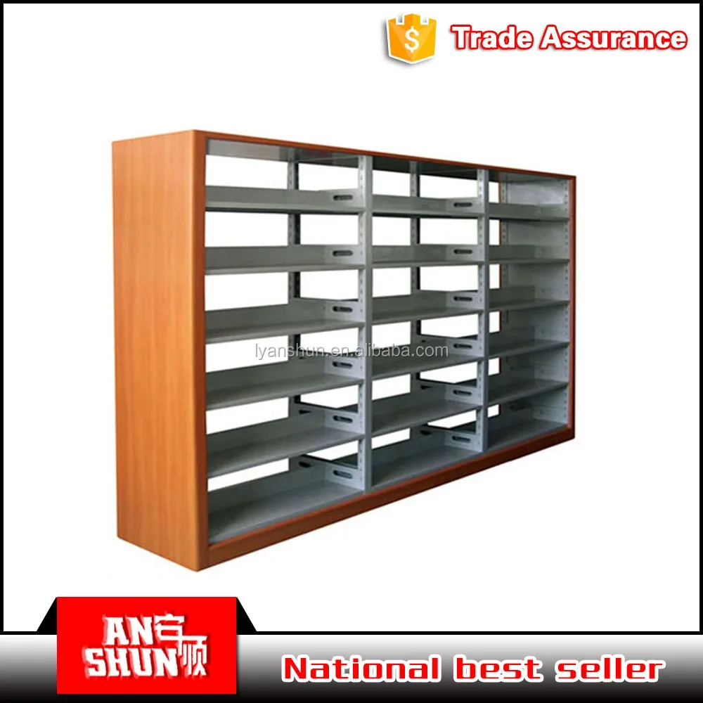 
FAS-064 modern steel furniture School used book shelving Metal Book shelf for library 