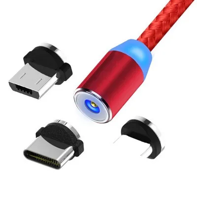 

Wholesale high quality Multi-Function stretch led data charger cable usb magnetic cord