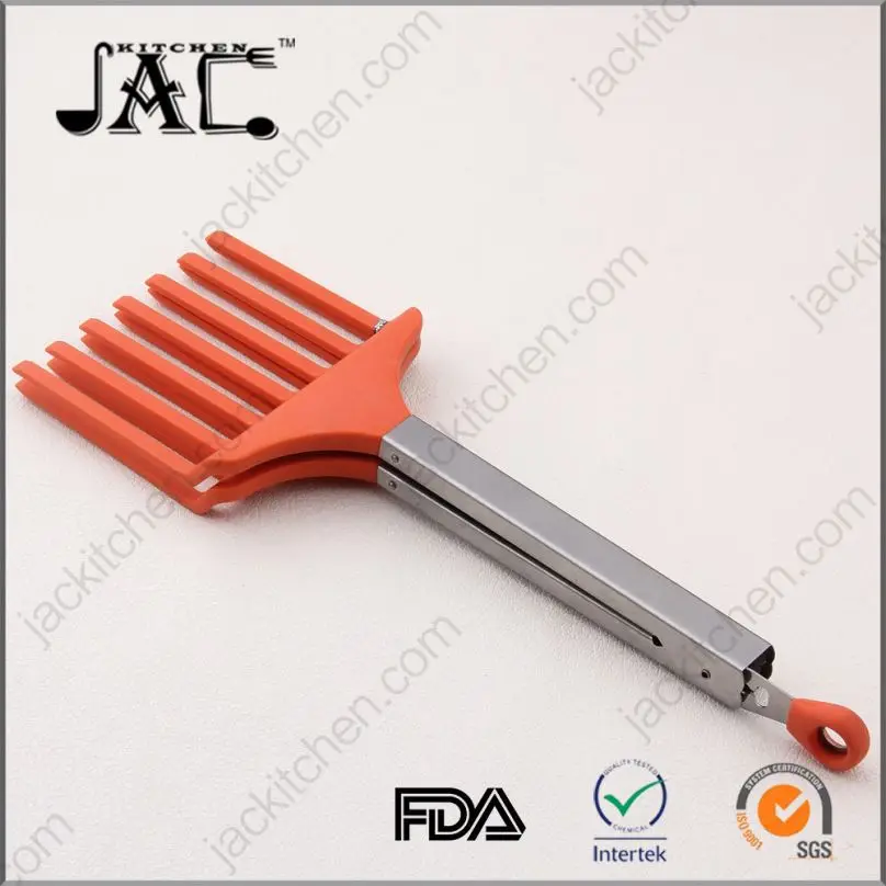 As Seen On Tv Stainless Steel Silicone Barbecue Tong