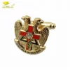 Wholesale Masonic Gold Cufflink and Tie Clip Brass Cufflink