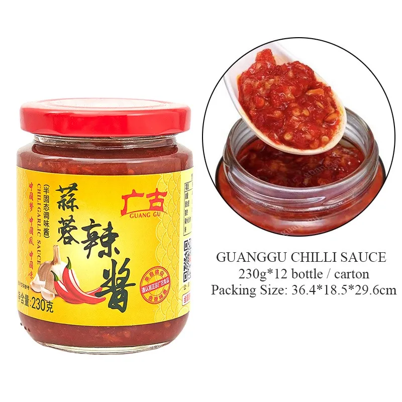 230g Garlic Chilli Sauce with Jar Packing
