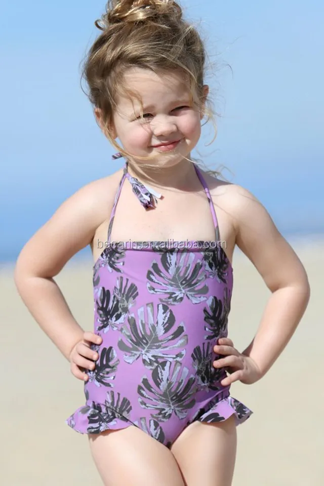 Wholesale One Piece Child Little Girls Fringe Bikini Swimsuit Custom ...