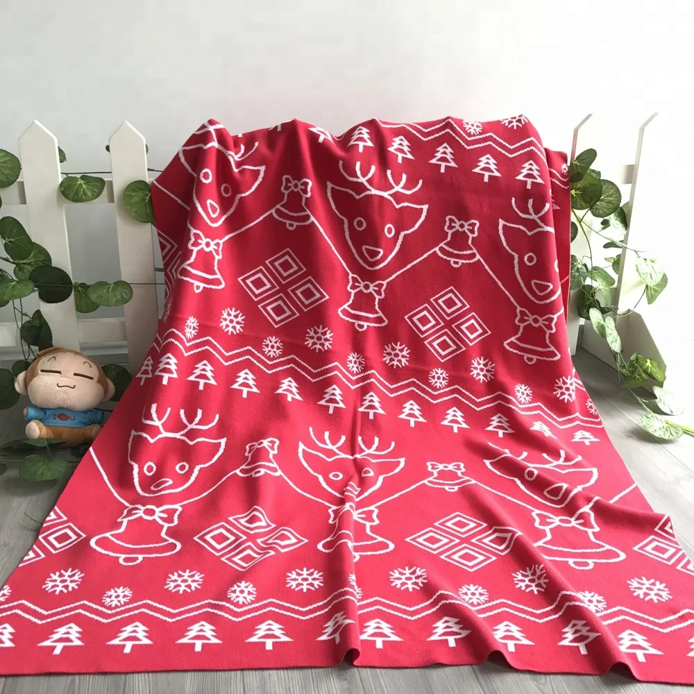 Christmas Knit Pattern Throw Blanket For Baby And Children Buy Christmas Blankets For Baby Christmas Blankets Throw Blanket New Christmas Blanket Pattern Product On Alibaba Com