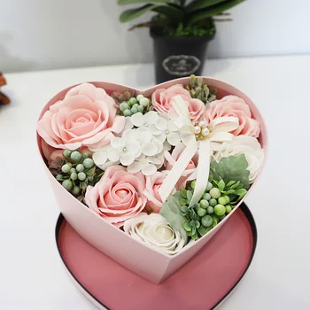 artificial roses in box