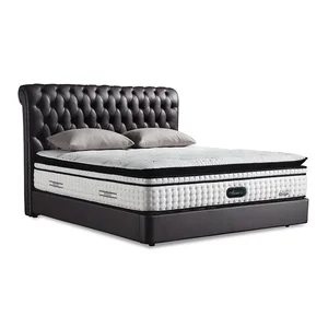 Leather King Size Bed Black Leather King Size Bed Black Suppliers