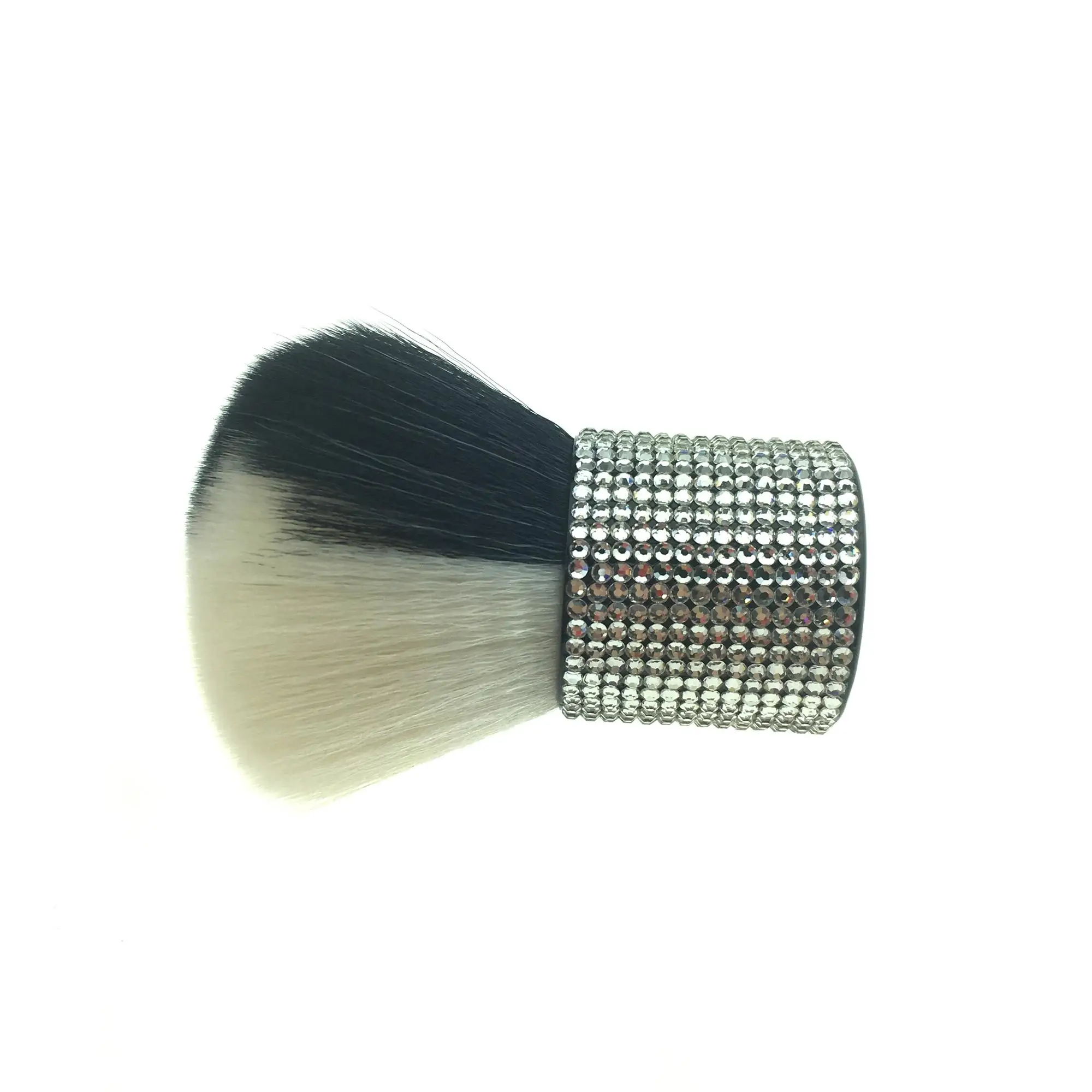 1pcs shenzhen magic vendor thick rhinestone handle kabuki face diamond short handle individual wholesale single makeup brush