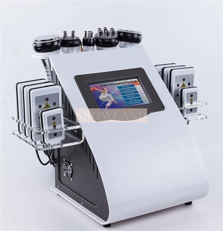 

6 in 1 Vacuum rf Cavitation slimming machine lipo laser machine