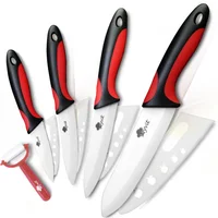 

Ceramic Knife Kitchen Knives 3 4 5 6 inch with Peeler Chef Paring Fruit Vegetable Utility Slicer Knife White Blade Cooking Set
