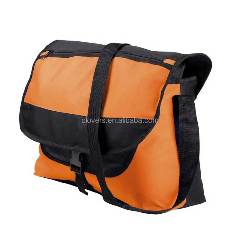 

Fashion mix design fabric with leather shoulder bag