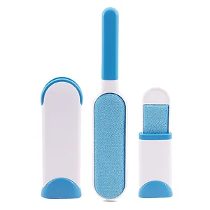 Dog products trending products self-cleaning double-side lint brush pet hair remover for clothing furniture
