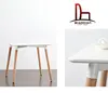 High quality solid wood furniture rectangle wooden dining table