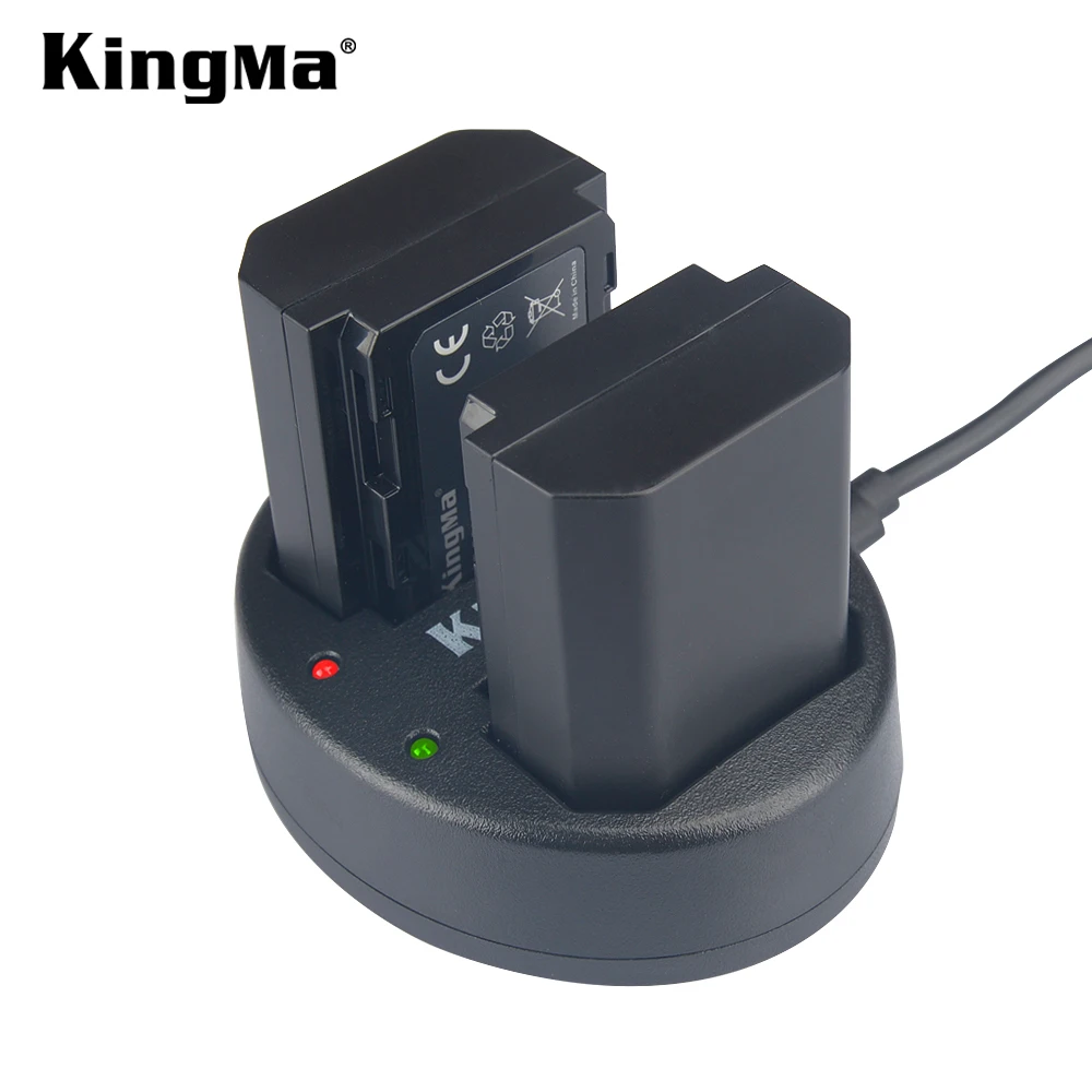 

KingMa NP-FZ100 Battery Pack and Dual USB Charger for Sony Alpha 9 A9R A9S A7R III A7 III Digital Cameras, Black