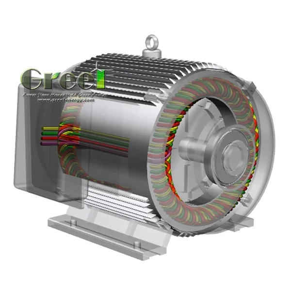 
50 KW Low rpm 3 phase permanent magnet generator for wind turbine 