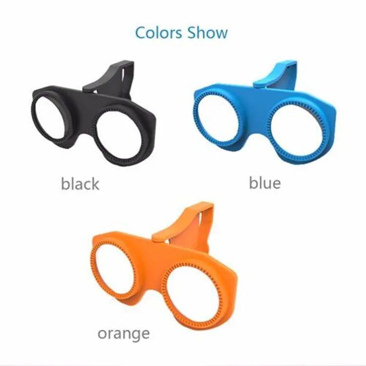 

Promotion Customized Logo Foldable VR Glasses Folding 3D Glasses For Gift Item, Black, blue, orange