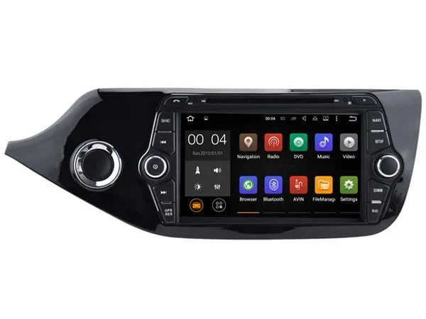 Sale Android 9.0 Car Dvd Navi Player FOR KIA CEED 2013-2014 audio multimedia auto stereo support DVR WIFI DAB OBD all in one 17