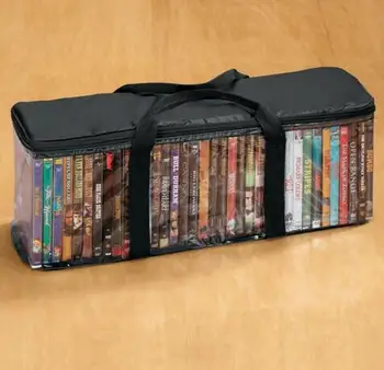 Por High Quality Clear Plastic Pvc Vhs Cd Dvd Storage Bag Bags Transpa Vinly Product On