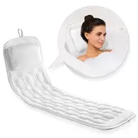 

Non-Slip,Luxury Cushion, Supports your head, Neck, Shoulder, Full Body Bath Mat