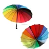 wholesale high quality 16K big rainbow umbrella