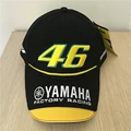 New Black Rossi VR46 Baseball Cap MOTO GP 46 Motorcycle 3D Embroidered Racing Cap Men Women
