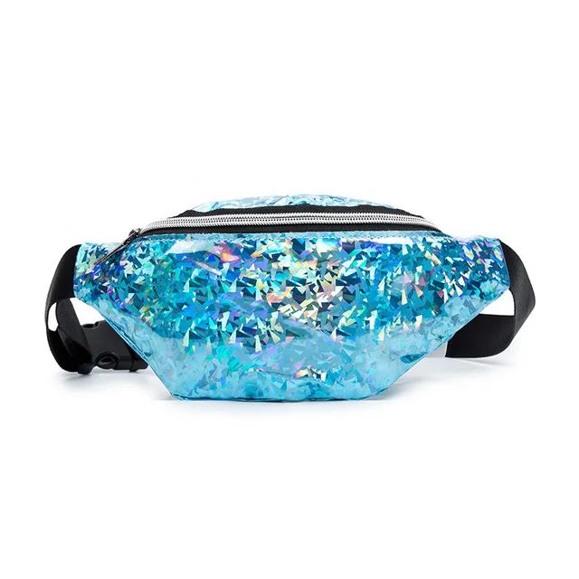 

Sequins Holographic Fanny Pack Feminina Waist Pack Women's Laser Chest Women Waist Bum Belt Bag