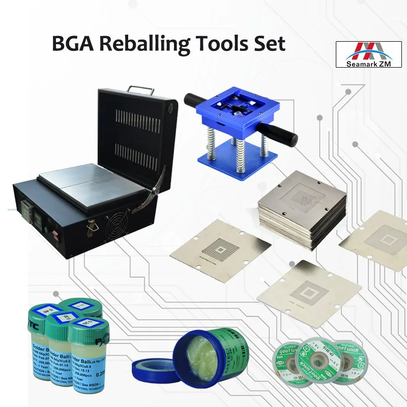 Universal Bga Reballing Kit Zm R255 For Mobile Laptop Motherboard Ic Reballing Machine Buy