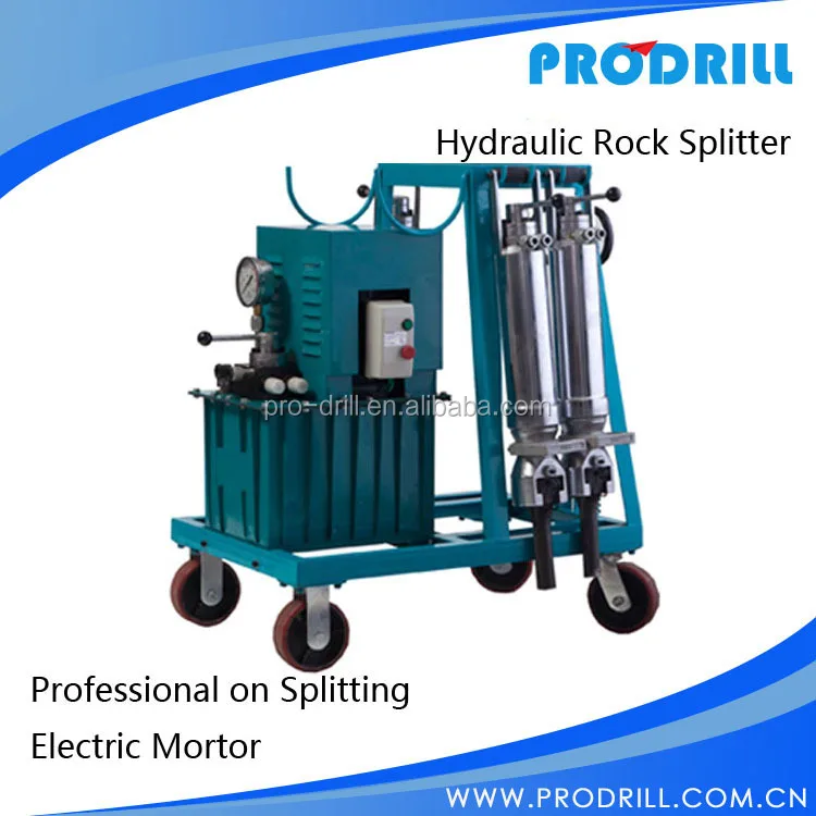 
42-45mm core PD42-350 hydraulic rock crack machine, concrete and stone splitter for mining 
