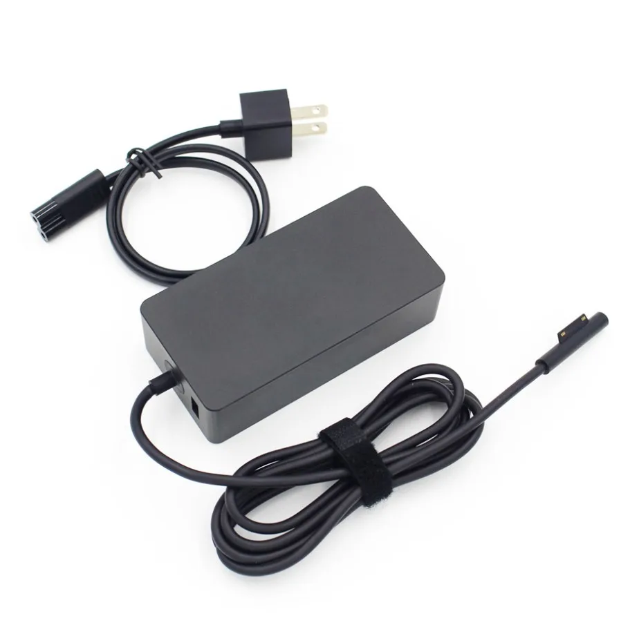 

Multi-function Laptop Power AC Adapter and Charger 12V 2.58A 44W for Microsoft Surface book Pro 3 /4, Black