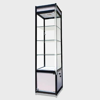 gift shop stand corner glass display cabinet display glass cabinet