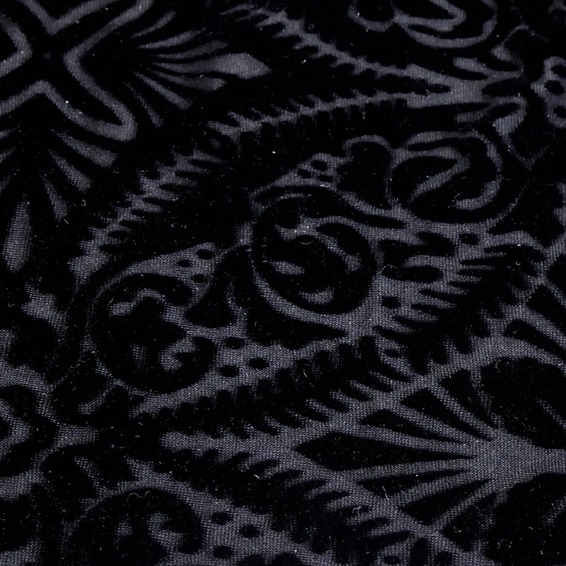
2020 Shaoxing New Fashion Design Custom 4 Way Jersey Burnout Velvet Stretch Fabric For Dress Garments 