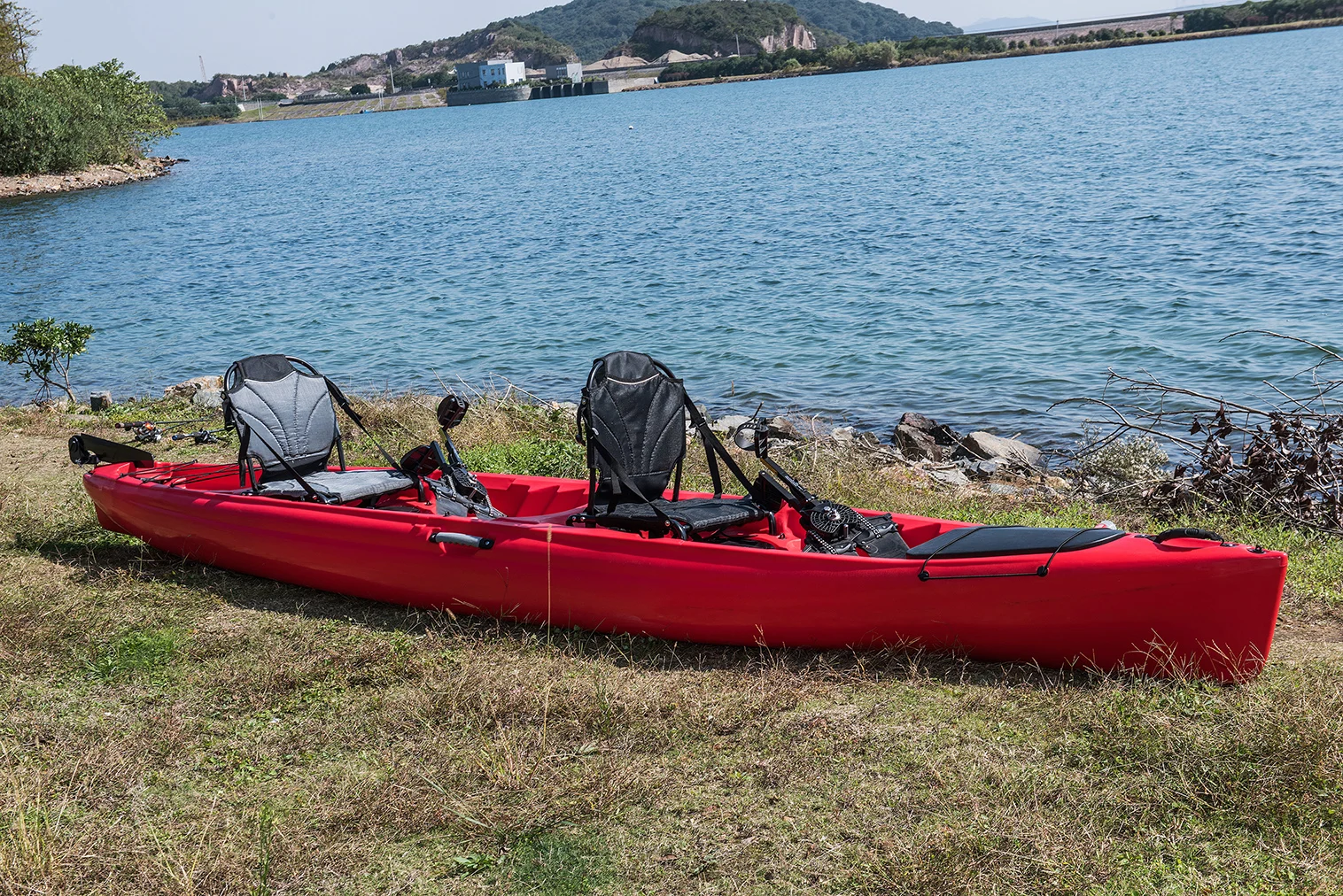 Tandem Pedal Drive Kayak With Two Aluminum Fishing Chair Buy Pedal