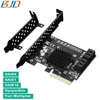 4 * SATA 3.0 Host Controller RAID Card PCI-E PCIe 3.0 X4 Expansion Card 6Gbps for IPFS Hard Disk Marvell 88SE9230