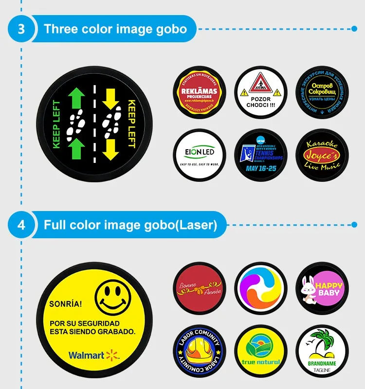 Custom Full Color Gobo With Glass Material Buy Gobo Light,Galss Gobo