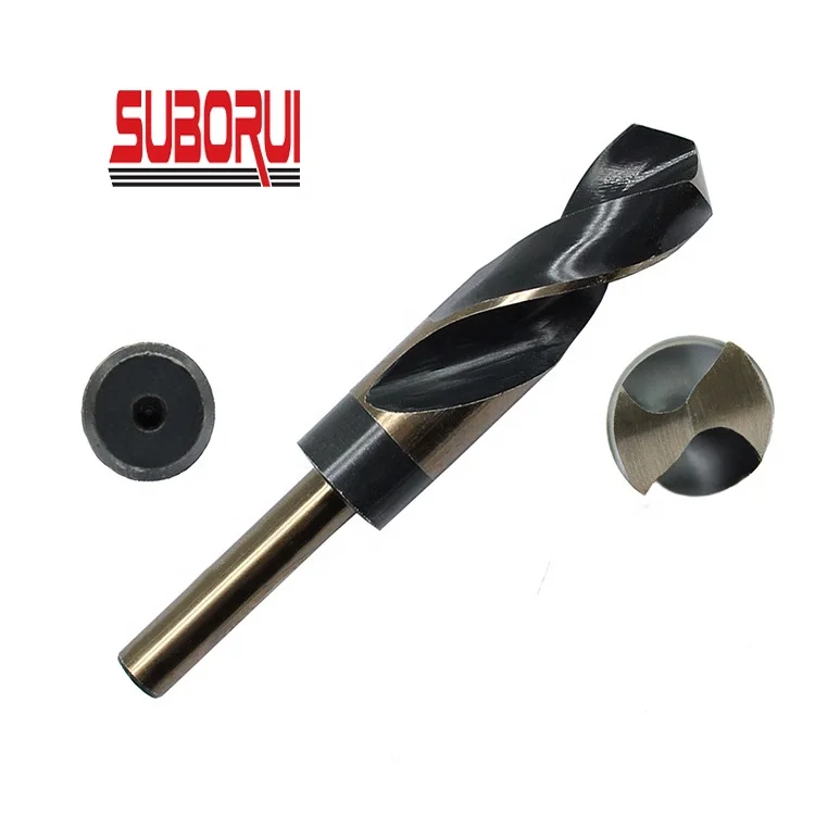 Plastic Wood Reduced Shank Drill for Aluminium 22mm HSS Blacksmith Drill Bit 22mm Non-Ferrous Etc. Steel